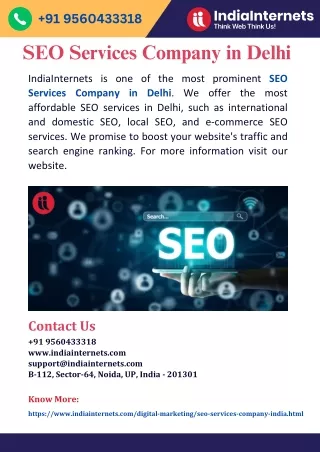 SEO Services Company in Delhi