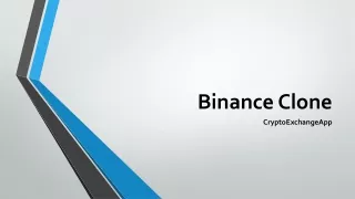 Binance Clone