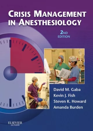 Download Book [PDF] Crisis Management in Anesthesiology E-Book