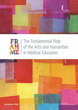 get [PDF] Download The Fundamental Role of the Arts and Humanities in Medical Education