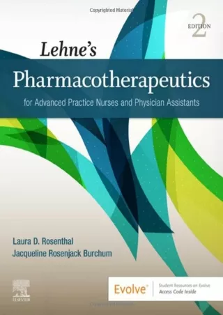 $PDF$/READ/DOWNLOAD Lehne's Pharmacotherapeutics for Advanced Practice Nurses and Physician