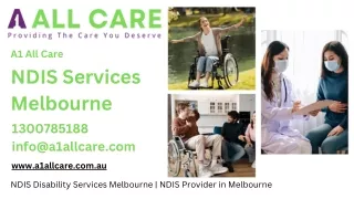 NDIS Services Melbourne