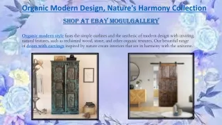 Organic Modern Design, Nature's Harmony Collection