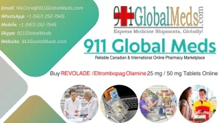 REVOLADE  Eltrombopag Olamine Available for Get Online