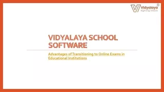 Advantages of Transitioning to Online Exams in Educational Institutions