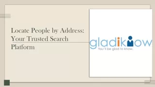 Locate People by Address - Your Trusted Search Platform