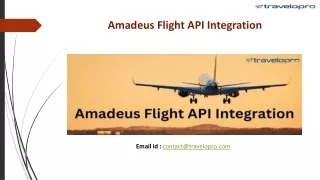 Amadeus Flight API Integration