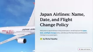 Japan-Airlines-Name-Date- 1–888–875–0388-Flight-Change-Policy