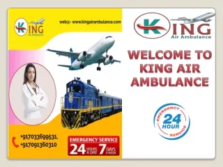 King Air Ambulance Service in Delhi -  Possible for Patients to Travel without Any Trouble