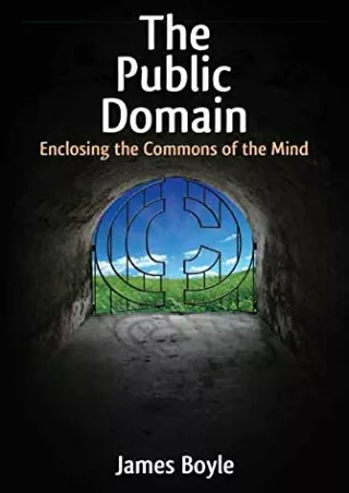 PDF Read Online The Public Domain: Enclosing the Commons of the Mind ipad