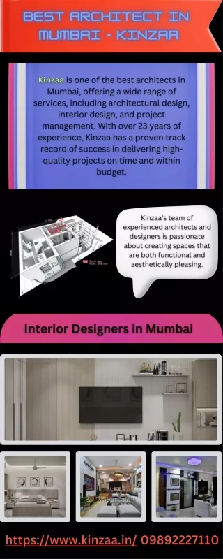Top & Best Architect in Mumbai - Kinzaa