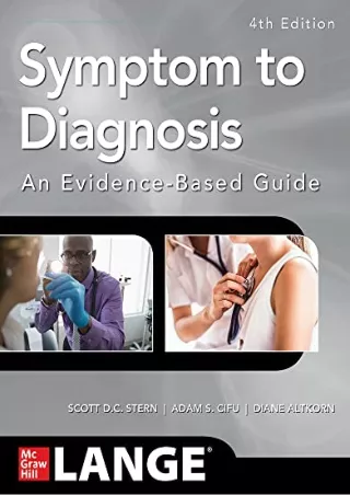 PDF BOOK DOWNLOAD Symptom to Diagnosis an Evidence Based Guide, Fourth Edit