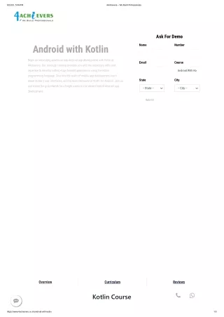 Android with Kotlin