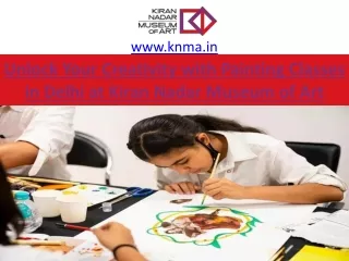 Unlock Your Creativity with Painting Classes in Delhi at KNMA