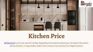 Kitchen Price