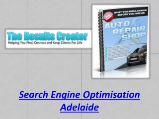 Search Engine Optimisation Adelaide