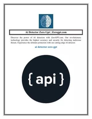 Ai Detector Zero Gpt  Zerogpt.com