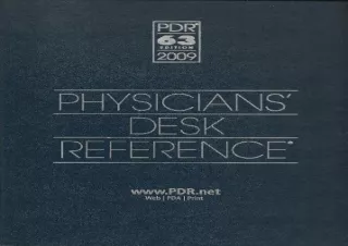 Download Physicians' Desk Reference 2009 (PDR, 63rd Edition) Android