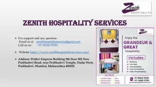 Affordable and luxurious stay near mumbai  Zenith Hospitality services