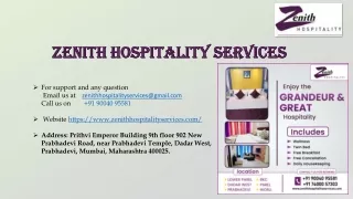 Affordable corporate stay in prabhadevi mumbai  Zenith Hospitality Services