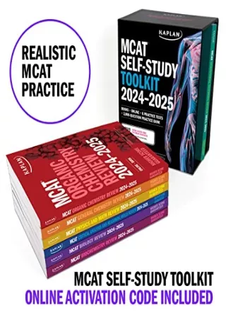 get [PDF] Download MCAT Self-Study Toolkit 2024-2025: Includes MCAT Complete 7 Book Set, 6 Full