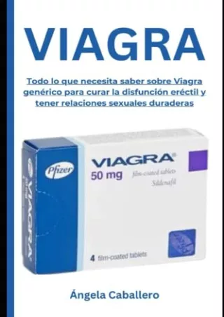 PDF_ VIAGRA: Todo lo que necesita saber sobre Viagra genérico para curar la