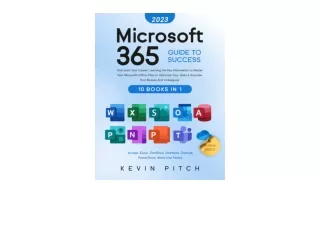 Kindle online PDF Microsoft 365 Guide to Success 10 Books in 1 Kick start Your C