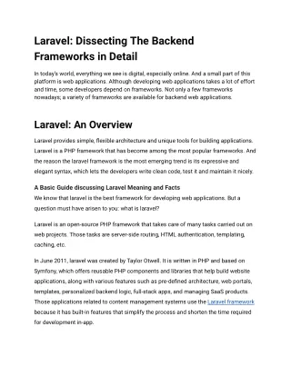 Laravel_ Dissecting The Backend Frameworks in Detail (1)