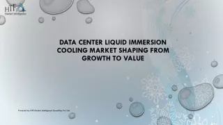 Data Center Liquid Immersion Cooling Market