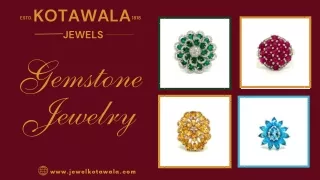 Why Gemstone Jewelry Shines Bright in Fashion 2023.