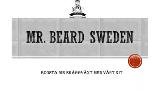 Boosta din skäggväxt med vårt kit