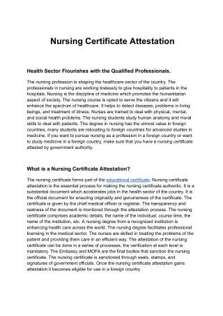 Nursing Certificate Attestation (2)