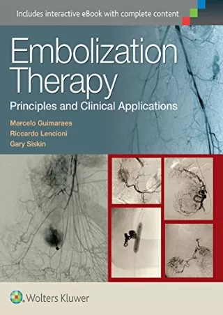 PDF/READ Embolization Therapy: Principles and Clinical Applications android