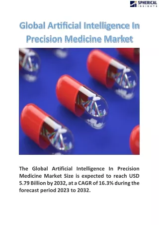 Global Artificial Intelligence In Precision Medicine Market