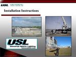 Installation Instructions