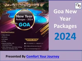 New Year Party Packages 2024 in Goa