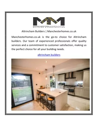 Altrincham Builders Manchesterhomes.co.uk