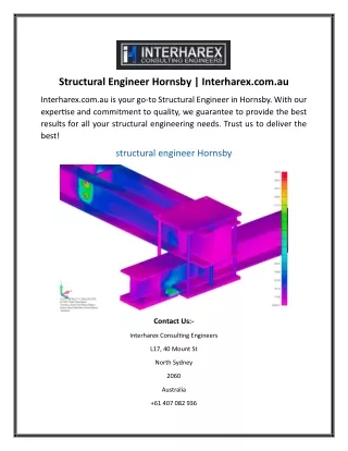 Structural Engineer Hornsby Interharex.com