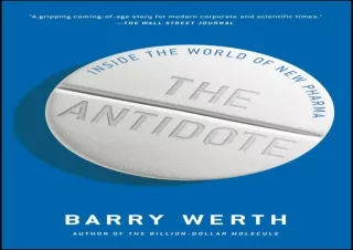 (PDF) The Antidote: Inside the World of New Pharma Free