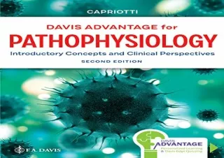 PDF Davis Advantage for Pathophysiology: Introductory Concepts and Clinical Pers