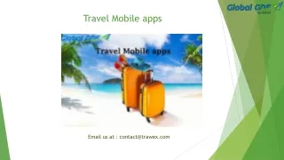 Travel Mobile apps