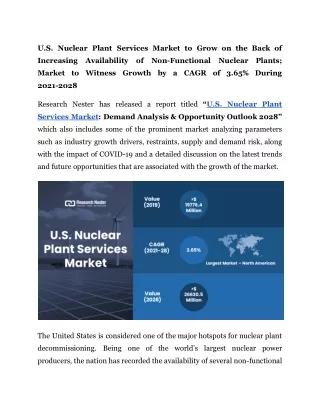 U.S. Nuclear Plant Services Market