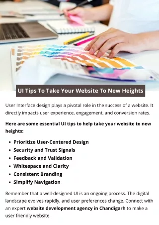 UI Tips To Take Your Website To New Heights