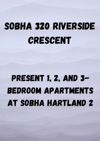 320 Riverside Crescent E-Brochure