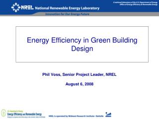 Energy Efficiency in Green Building Design