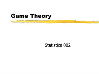 Game Theory