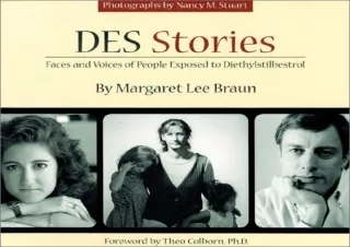 EPUB DOWNLOAD DES Stories : Faces and Voices of People Exposed to Diethylstilbes