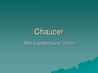 Chaucer