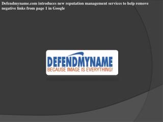 Defendmyname.com introduces new reputation management