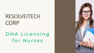 DHA Licensing for Nurses